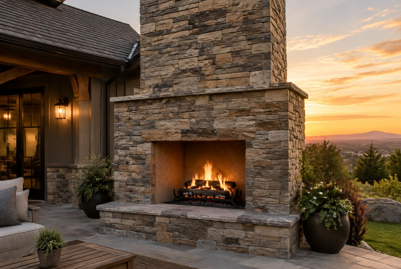 Down East Masonry — stone veneer & fireplaces